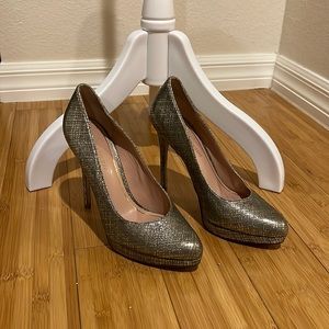 Enzo Angiolini golden silver shoes sz 8